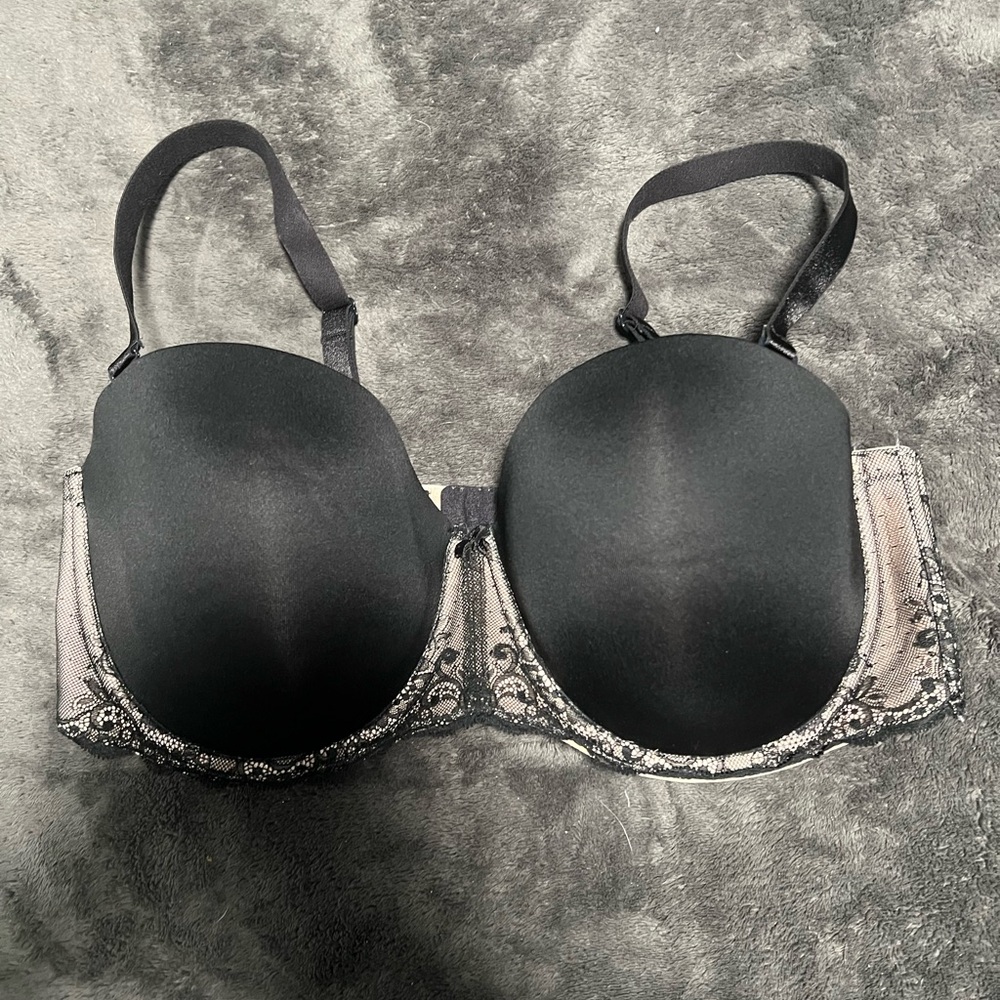 Elegant Black Lace Bra